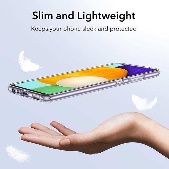 CaseUp Samsung Galaxy A33 5G Kılıf İnce Şeffaf Silikon Beyaz 4